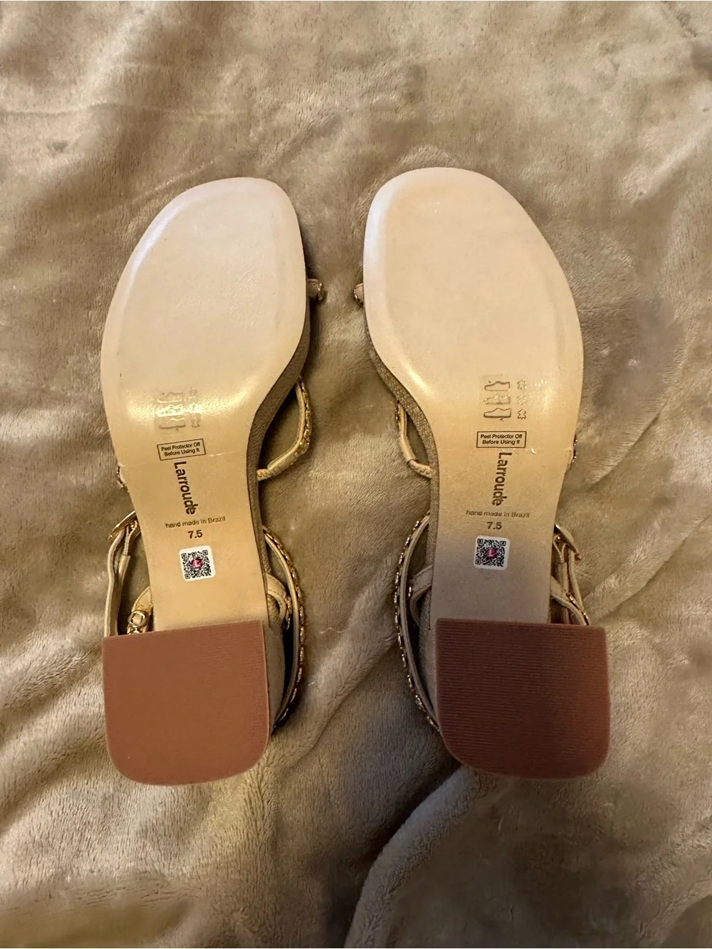 Larroudé Gio Milanina Sandals/Block Heel